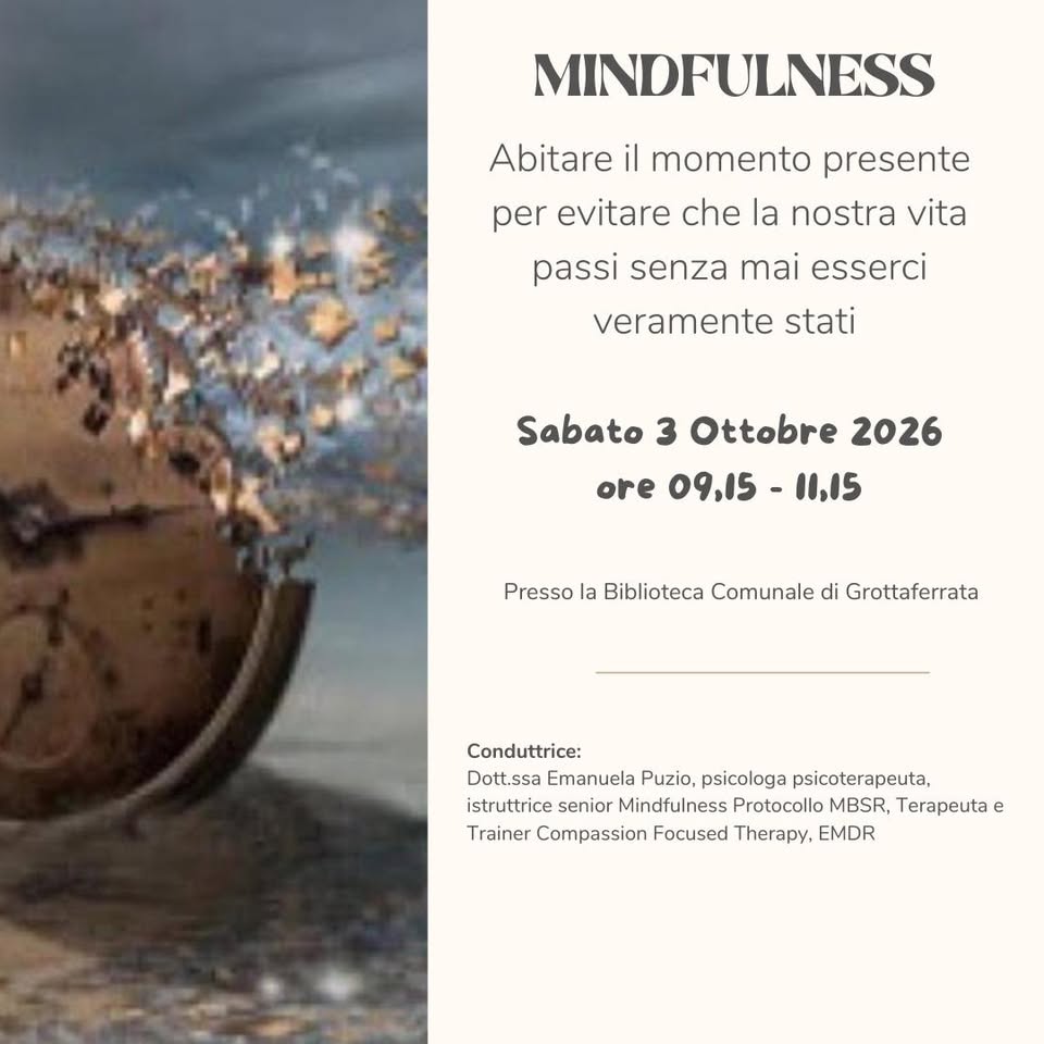 Mindfulness: abitare il momento presente 1 mindfulness abitare il momento presente