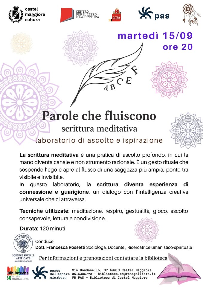 Parole che fluiscono: laboratorio di scrittura e meditazione 54 parole che fluiscono laboratorio di scrittura e meditazione