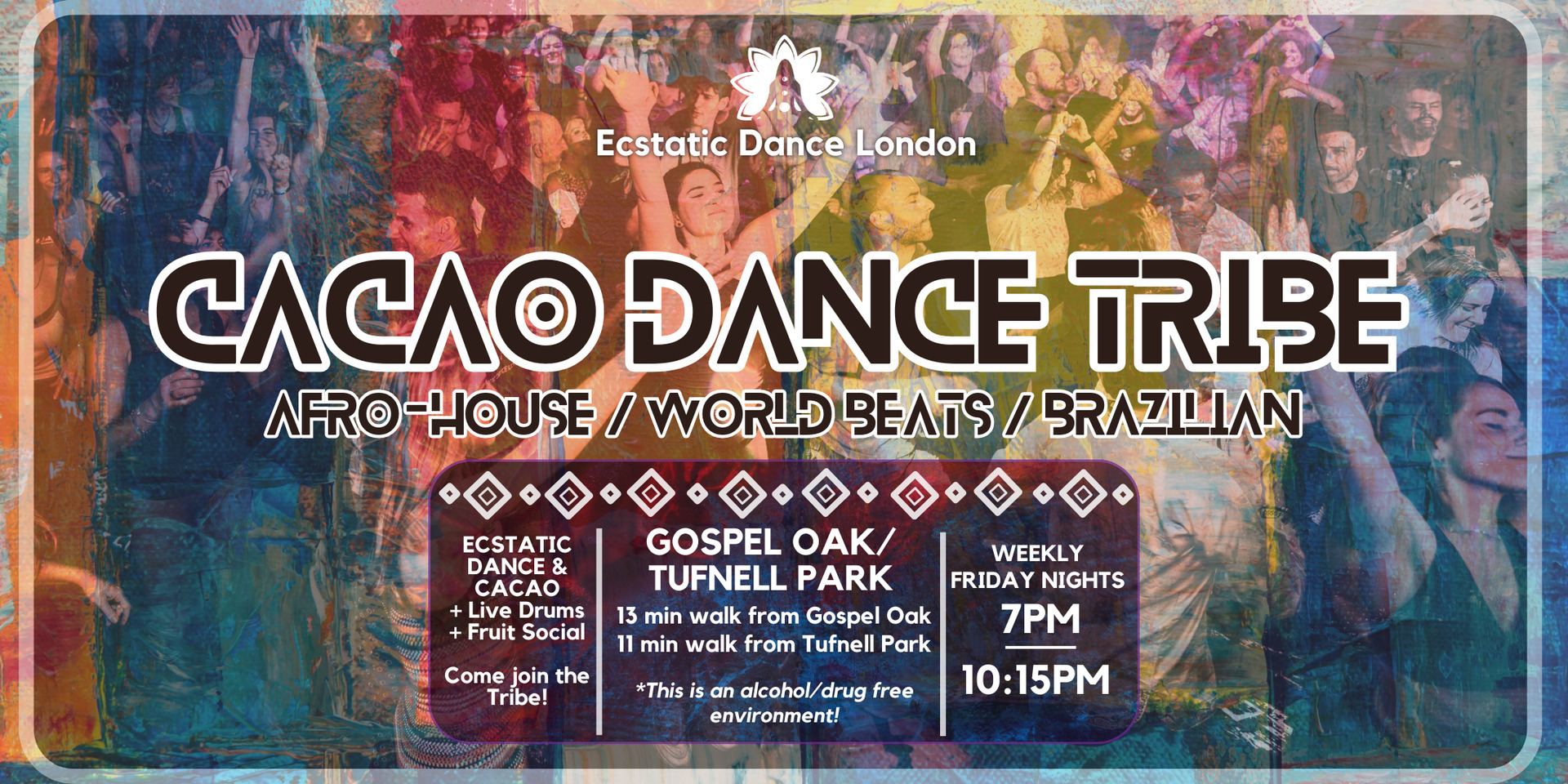 Cacao Dance Tribe - Ecstatic Dance e cerimonia del cacao a North London 1 7b3f50fc 53fb 40aa 864a e0cda84d74e5