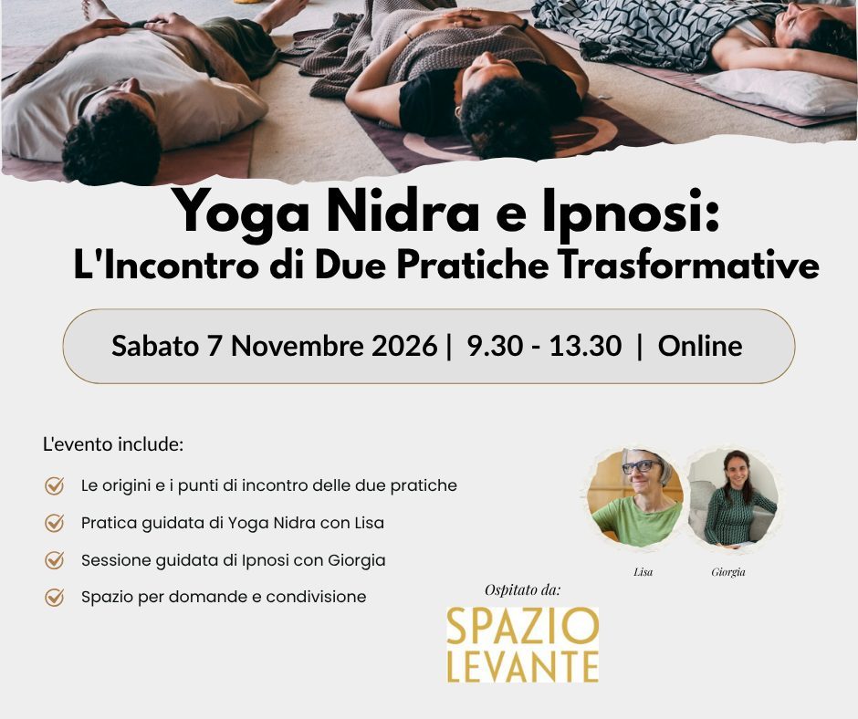 Yoga Nidra e Ipnosi LIncontro di Due Pratiche Trasformative EventBrite