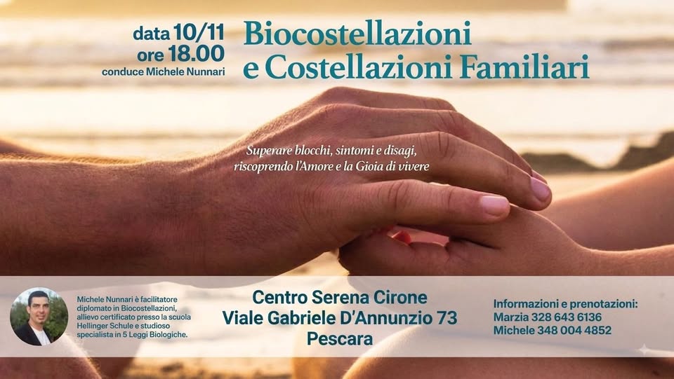 biocostellazioni e costellazioni familiari a pescara
