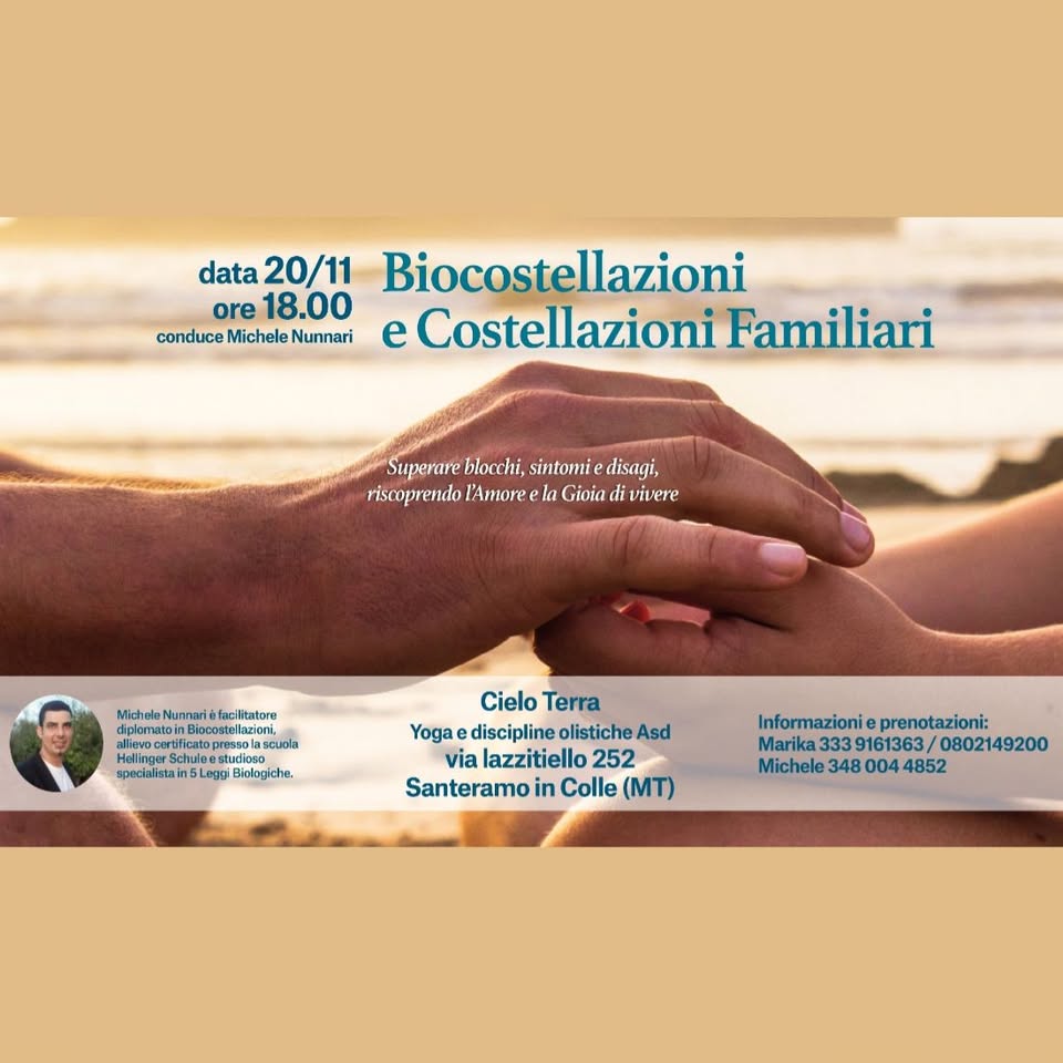 biocostellazioni e costellazioni familiari a santeramo in colle ba