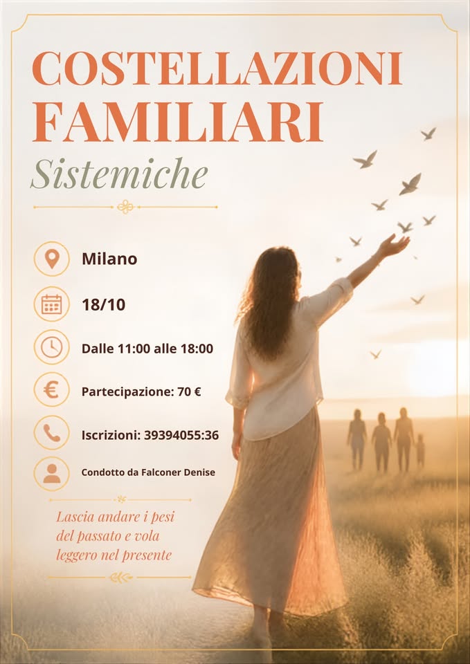 costellazioni familiari milano senza radici non si vola