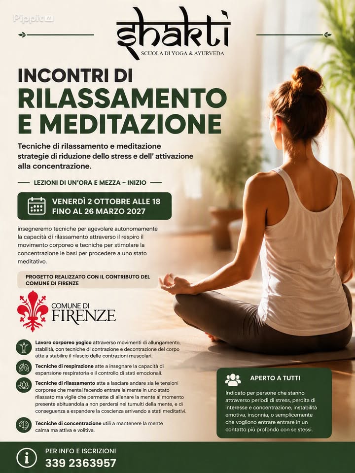 Incontri di rilassamento e meditazione 1 incontri di rilassamento e meditazione