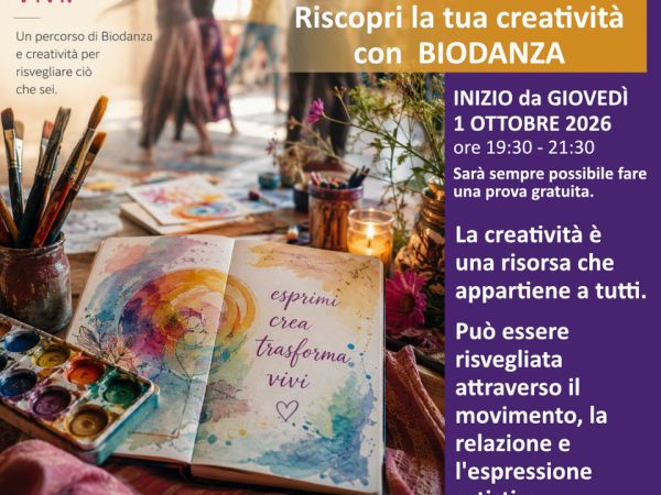 Riscopri la tua creatività con Biodanza