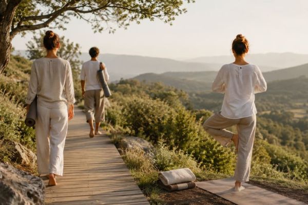 Retreat yoga e cammino: come leggere un’esperienza tra movimento lento e natura