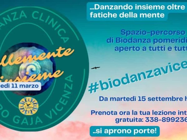 Follemente Insieme – Spazio percorso di Biodanza clinica pomeridiano