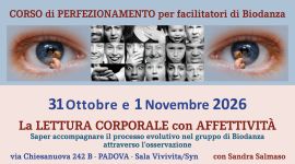 Home 326 Stage di approfondimento e formazione permanente sulla lettura corporale con affettività