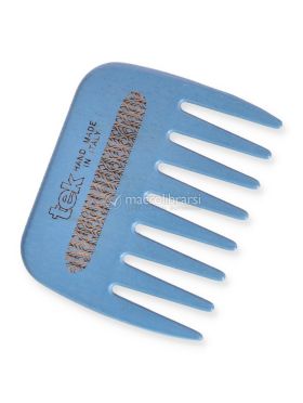 pettine in legno extra largo per ricci e mossi azzurro 740368
