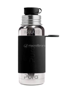 bottiglia termica in acciaio con tappo sport 475ml nera 737968 4