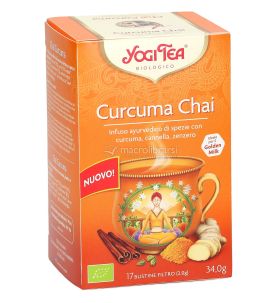 yogi tea infuso curcuma chai bio 150936
