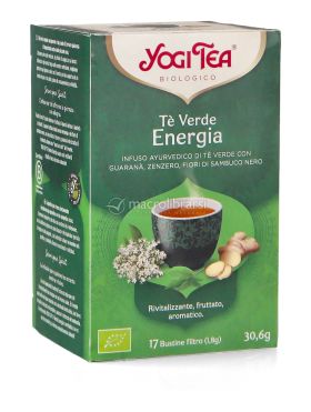 yogi tea infuso te verde energia bio 713421