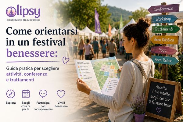 Come orientarsi in un festival benessere: guida pratica per scegliere attività, conferenze e trattamenti