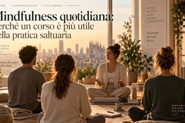Mindfulness quotidiana: perché un corso è più utile della pratica saltuaria