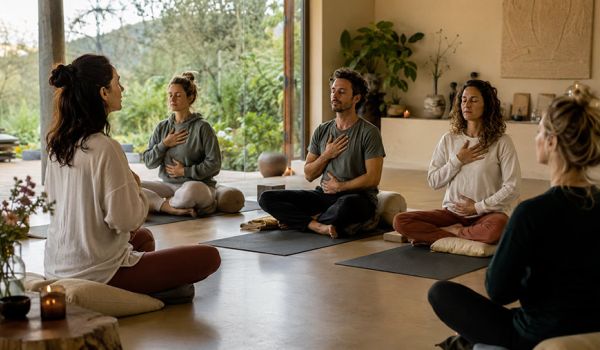 Ritiro di respirazione: cosa aspettarsi da un seminario di respiro, chakra e meditazione