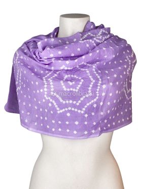 scialle in cotone tie dye con disegno a spirale 704382