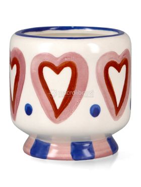 candela in ceramica a dopo hearts vaniglia e legno di rosa 739040