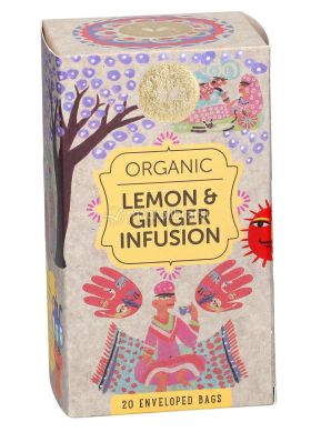 lemon ginger infusion infuso zenzero liquirizia e limone bio 187302