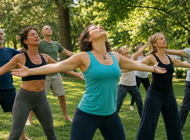 I Sette Riti Tibetani 8 Movimento bioenergetico all’aperto: respiro, ascolto corporeo e pratica in natura