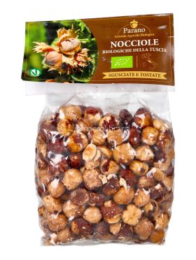 nocciole biologiche della tuscia sgusciate e tostate 250 g 740988