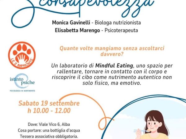Il gusto della consapevolezza: mindful eating