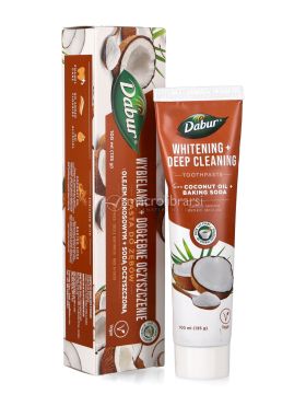 dentifricio ayurvedico sbiancante con olio di cocco e bicarbonato di sodio 731191