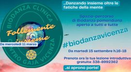 Eventi vicino a te 232 follemente insieme spazio percorso di biodanza clinica pomeridiano