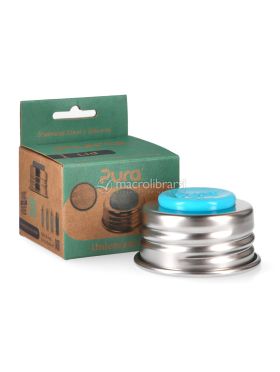 tappo universale per biberon e bottiglie pura azzurro 737976