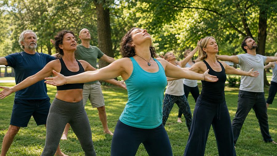 Movimento bioenergetico all’aperto: respiro, ascolto corporeo e pratica in natura