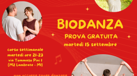 Eventi 116 Corso settimanale di Biodanza a Milano Lambrate con Laura Songa