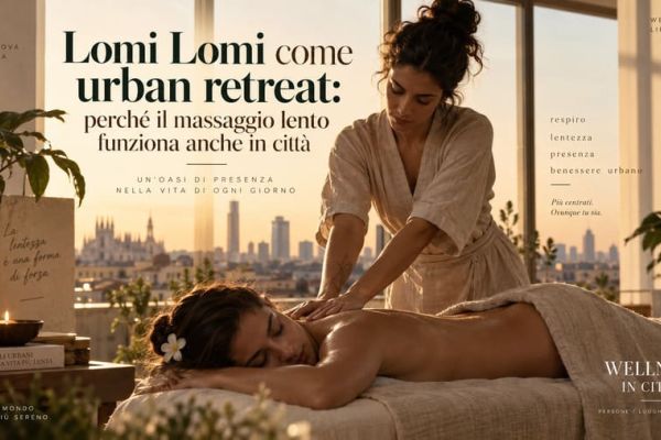 Lomi Lomi come urban retreat: perché il massaggio lento funziona anche in città