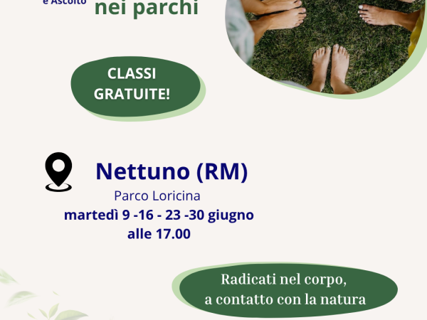 SIMBA nei parchi – Classi gratuite di movimento bioenergetico e ascolto