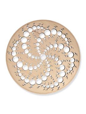 spirale galassia in legno di betulla crop cricle milk hill 683499