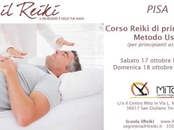 Corso Reiki 1° livello Usui a Pisa