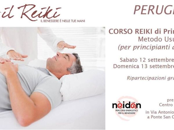 Corso Reiki 1 livello Usui a Perugia