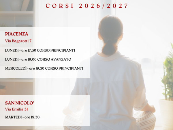 Corso di Mindfulness 2026/2027