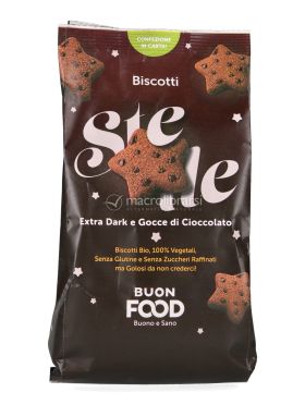 biscotti al cacao e gocce di cioccolato bio stelle dark 739412