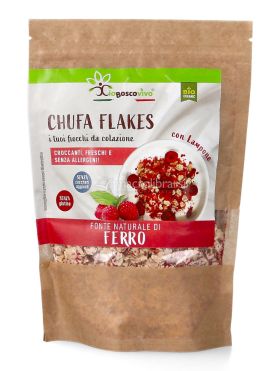 chufa flakes fiocchi di zigolo dolce e lampone bio 692011 1