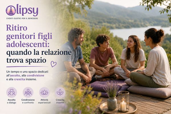 Ritiro genitori figli adolescenti: quando la relazione trova spazio
