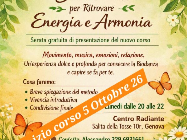 Biodanza per ritrovare energia e armonia